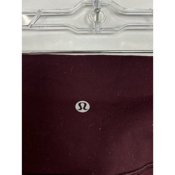 Lululemon Leggings Women’s Sz 8 Wunder Under High-Rise Tight 22" Mulled Wine Gym - Picture 4 of 7